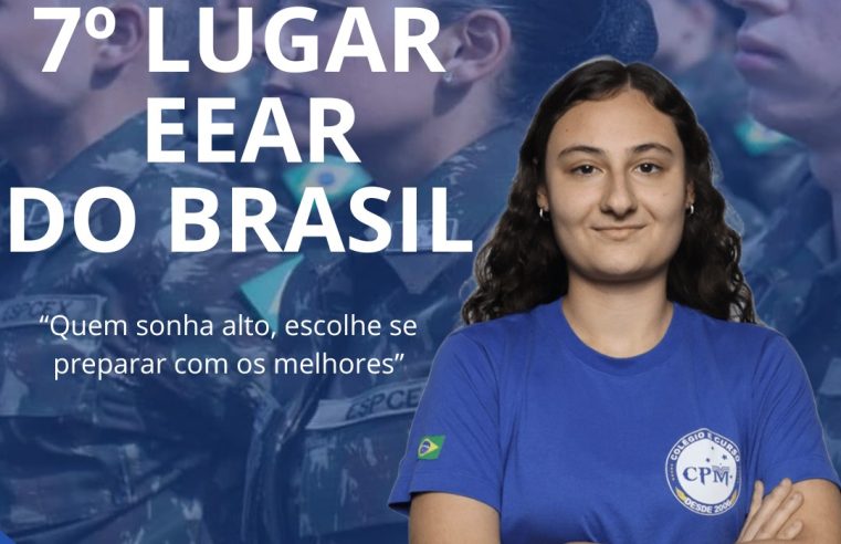 7º LUGAR NA EEAR- Letícia Evangelista