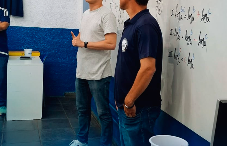 VISITA EX ALUNO ROVERÃO- APROVADO NO BARRO BRANCO